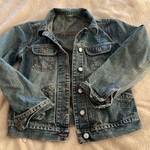United colors of Benetton, jean jacket, size small